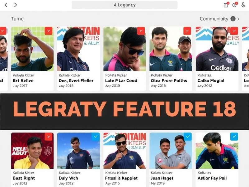 Kolkata Kickers Legacy Community Features